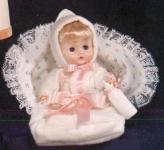 Effanbee - Baby Winkie - Baby Classics - Bunting with Floral Lining - Caucasian - Doll